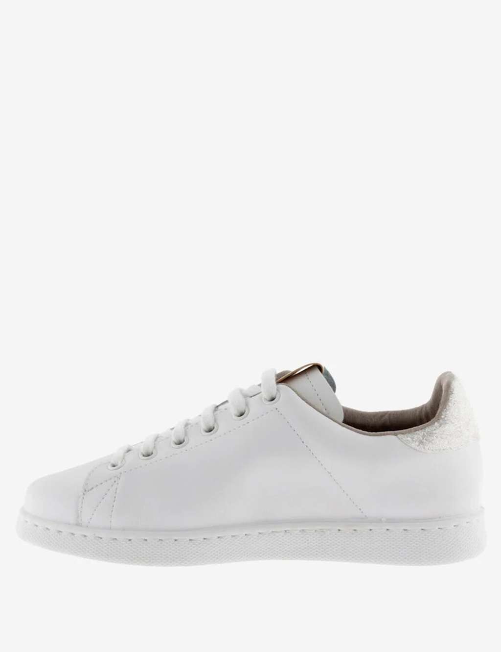Tenis Glitter Leather Lace-Up Trainers 5 of 5