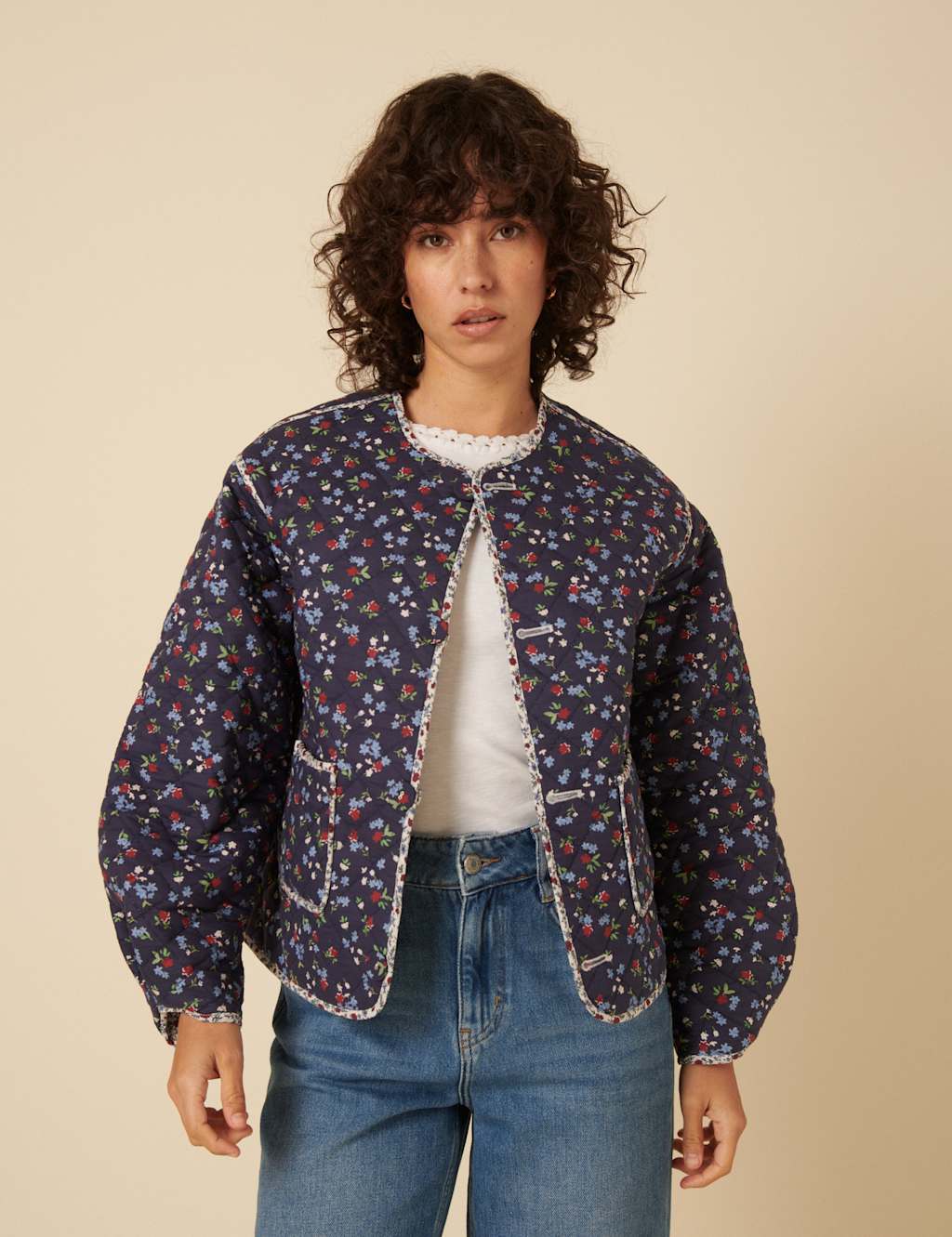 Pure Cotton Reversible Quilted Jacket 2 of 5