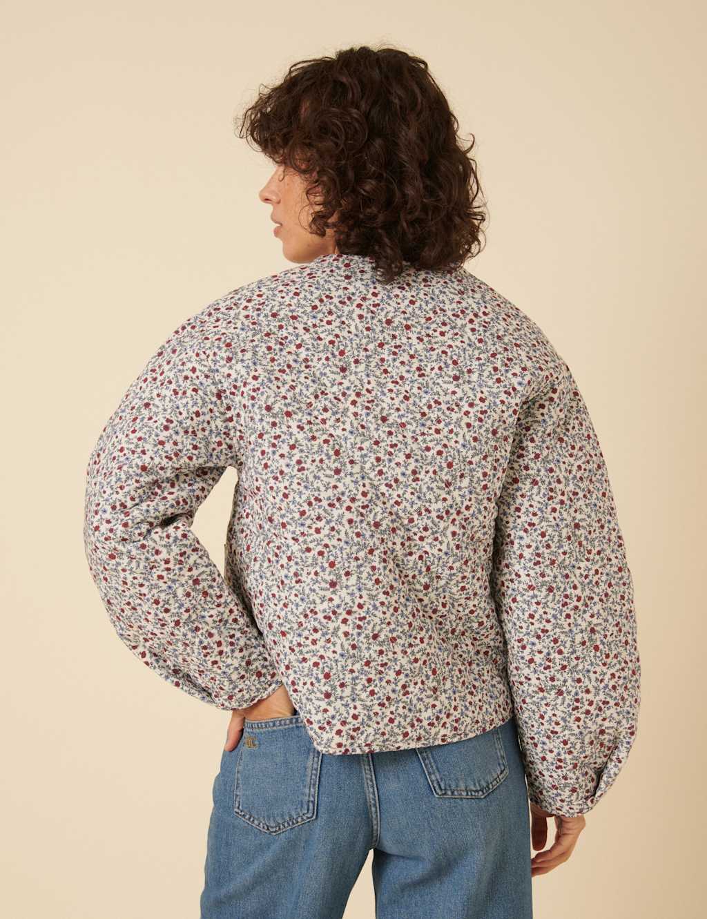 Pure Cotton Reversible Quilted Jacket 4 of 5
