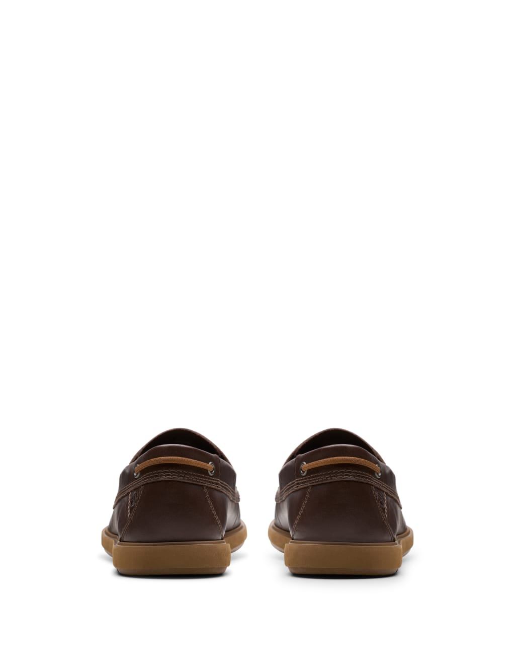 Leather Flat Boat Shoes Clarks M S