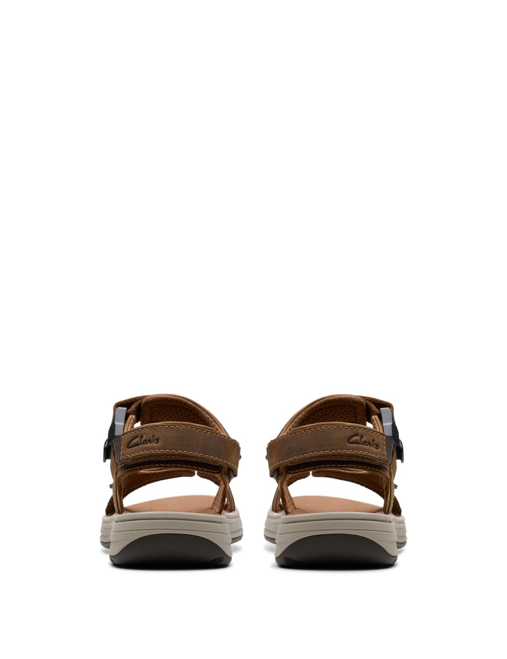 Leather Strappy Flat Sandals