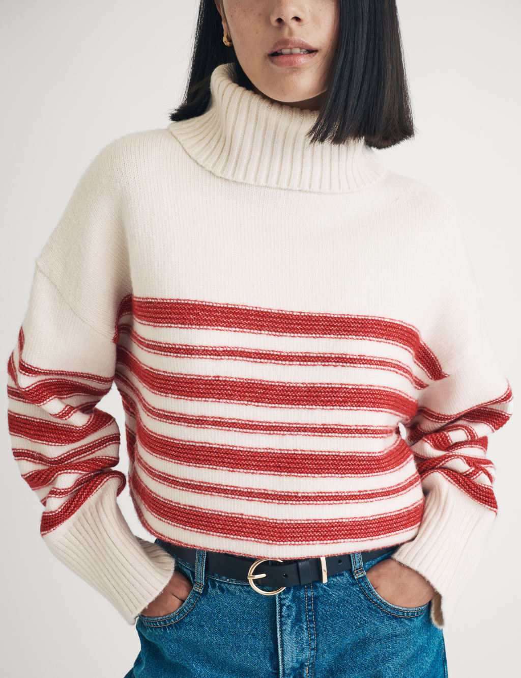 Childrens polo neck jumpers sales