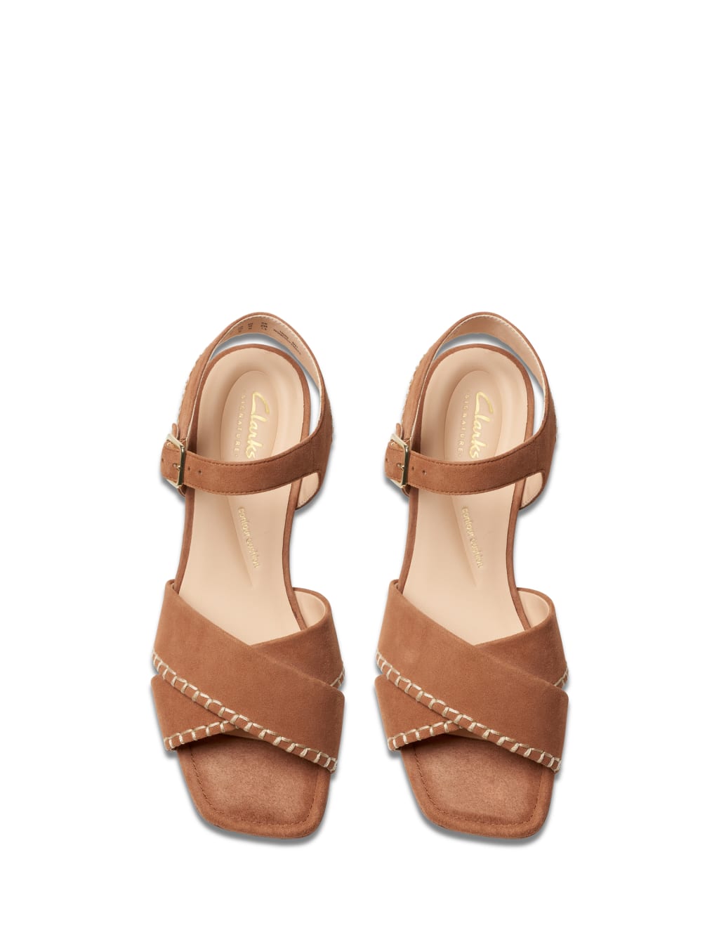 Suede Strappy Block Heel Sandals Clarks M S