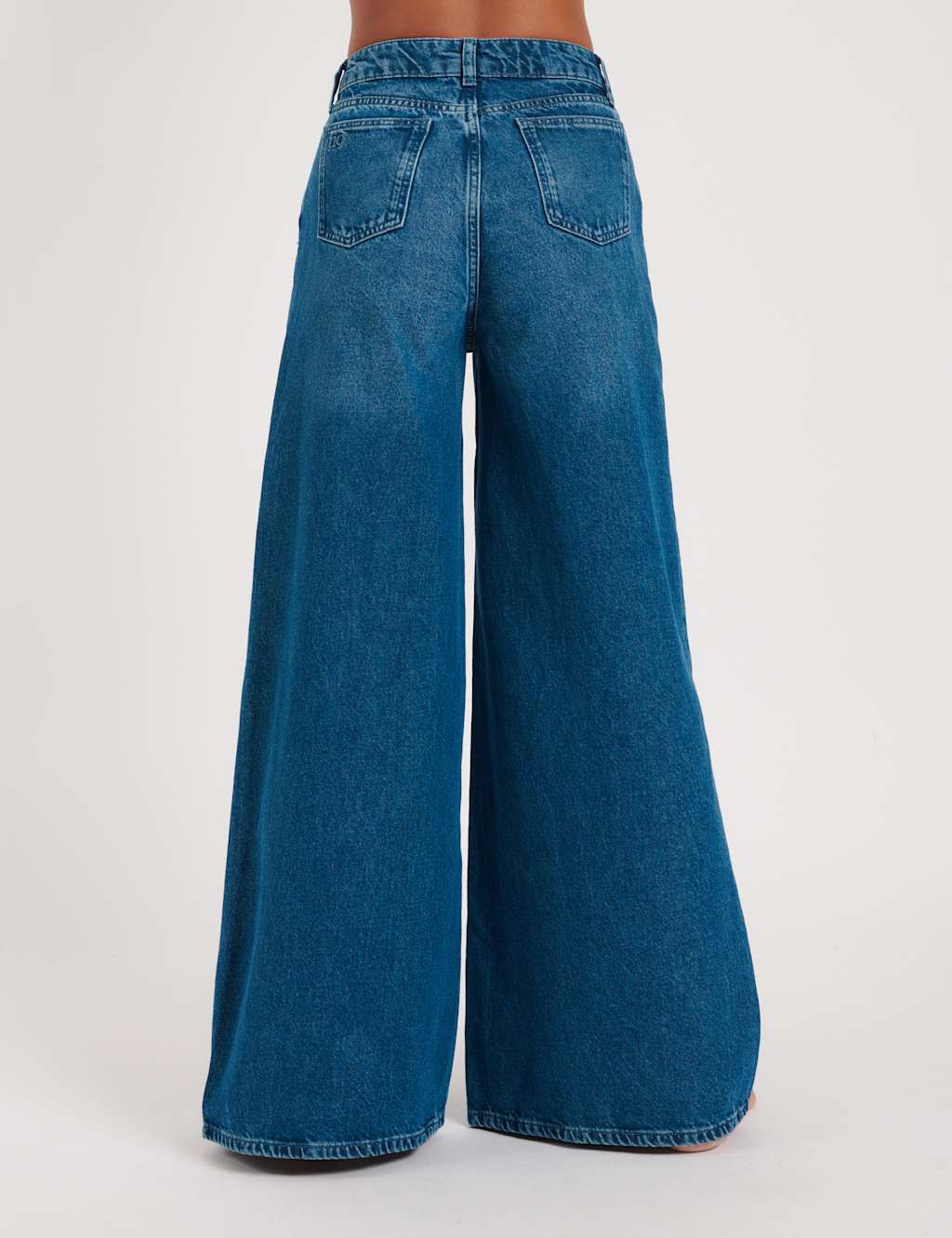 High Waisted Wide Leg Palazzo Jeans 4 of 5