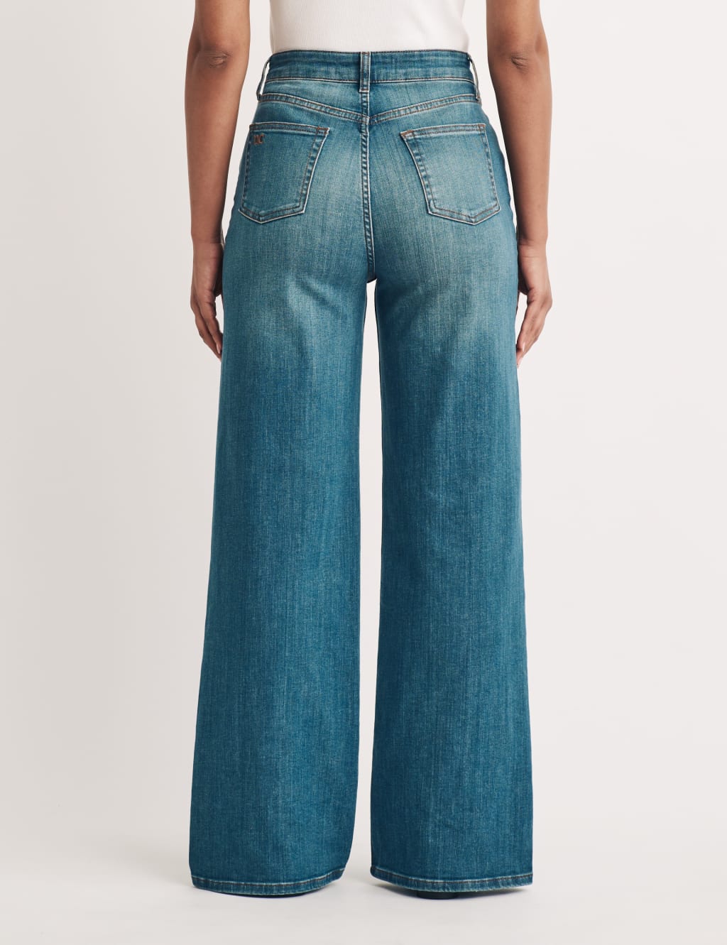 High Waisted Wide Leg Jeans 4 of 5