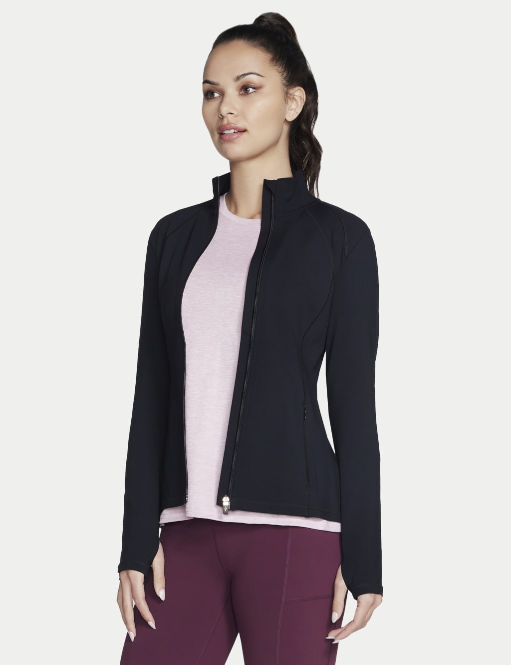 Gowalk Zip Up Sports Jacket Skechers M S