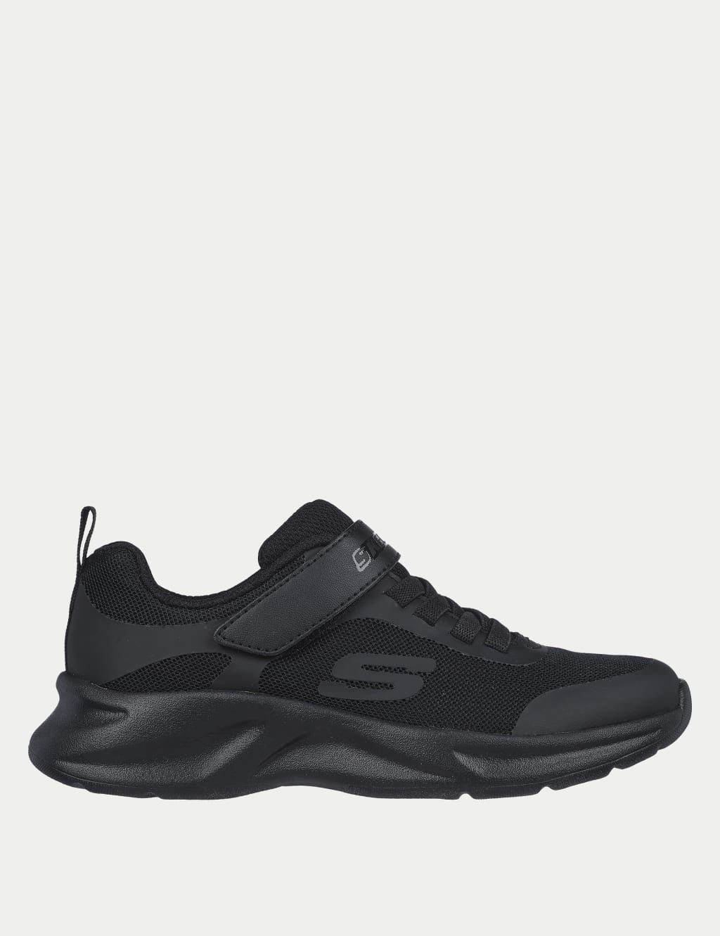 Kids Dynamatic Riptape School Trainers 9 Small 3 Large Skechers M S