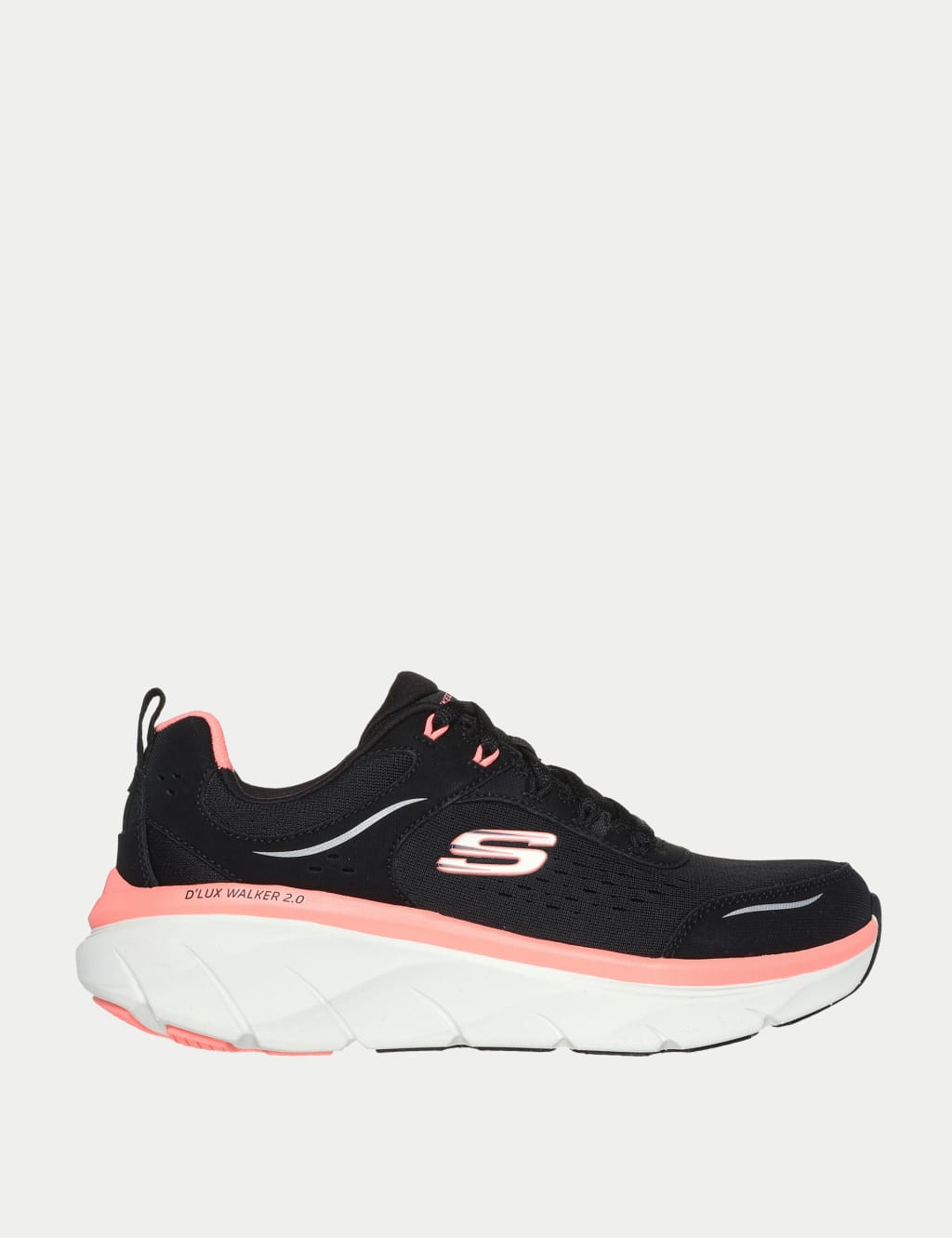 D Lux Walker 2.0 Daisy Doll Lace Up Trainers Skechers M S