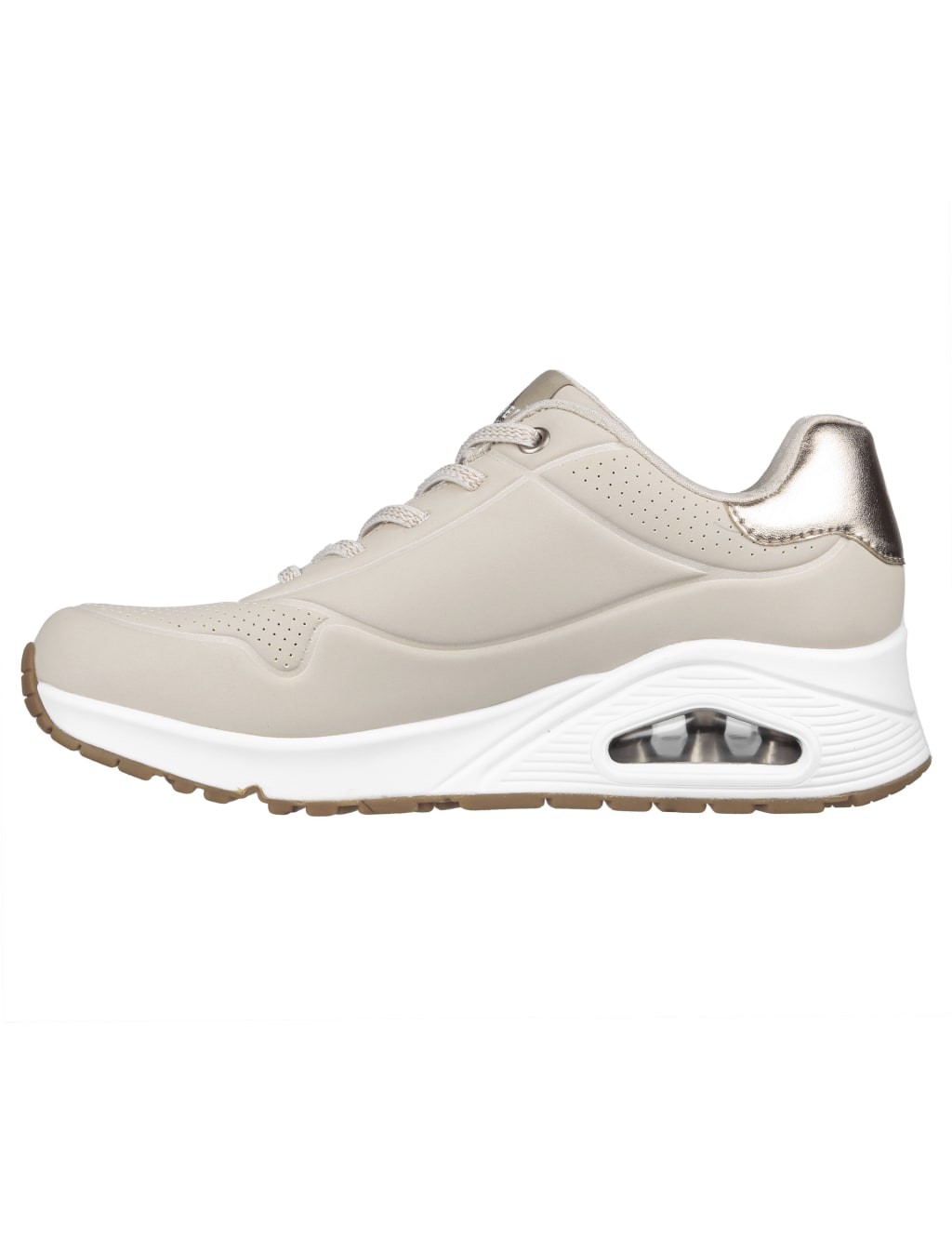 Uno Shimmer Away Lace Up Platform Trainers 3 of 5
