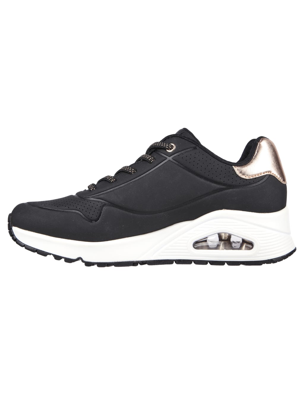 Uno Shimmer Away Lace Up Platform Trainers 3 of 5