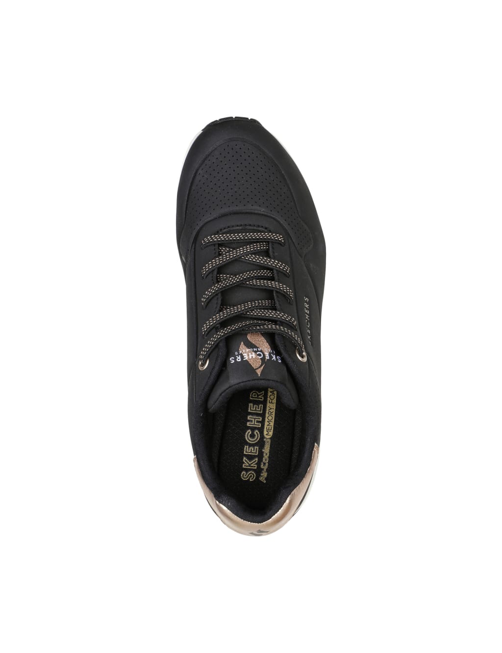 Uno Shimmer Away Lace Up Platform Trainers 4 of 5