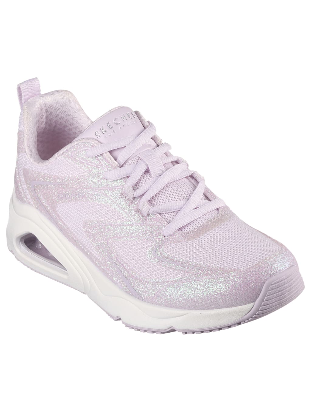 Skechers white glitter trainers deals