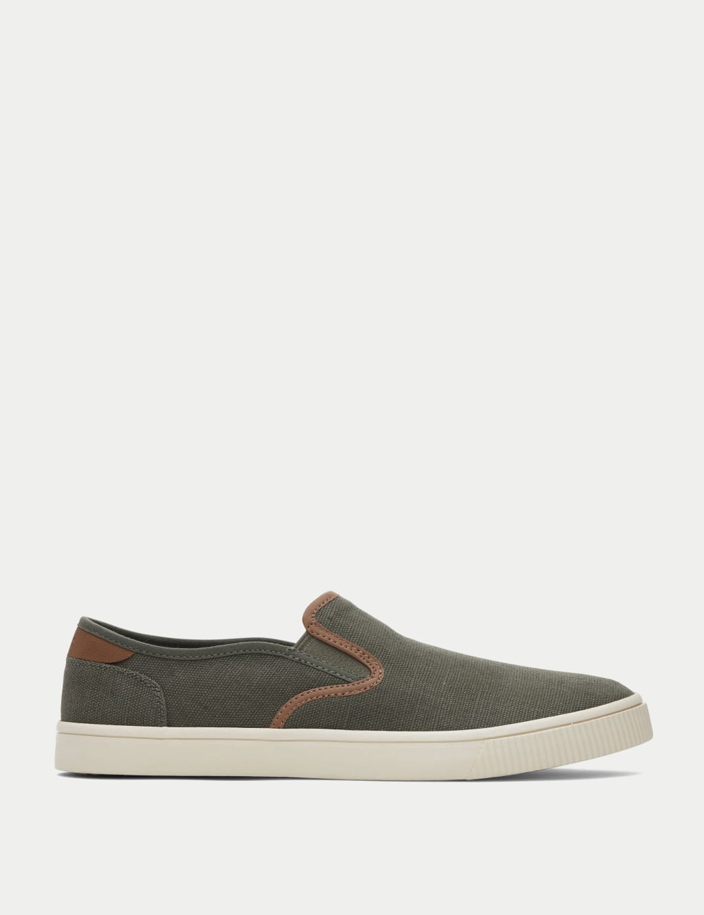 Baja Canvas Slip On Pumps