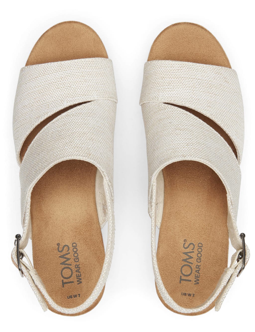 Canvas Buckle Wedge Sandals 5 of 5