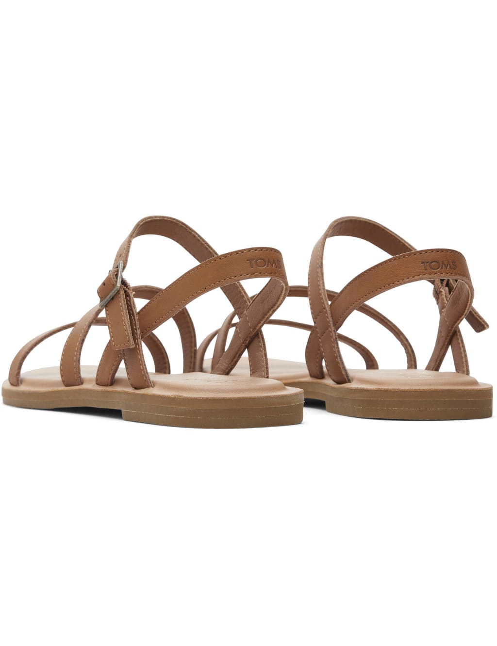 Leather Strappy Flat Sandals 4 of 16