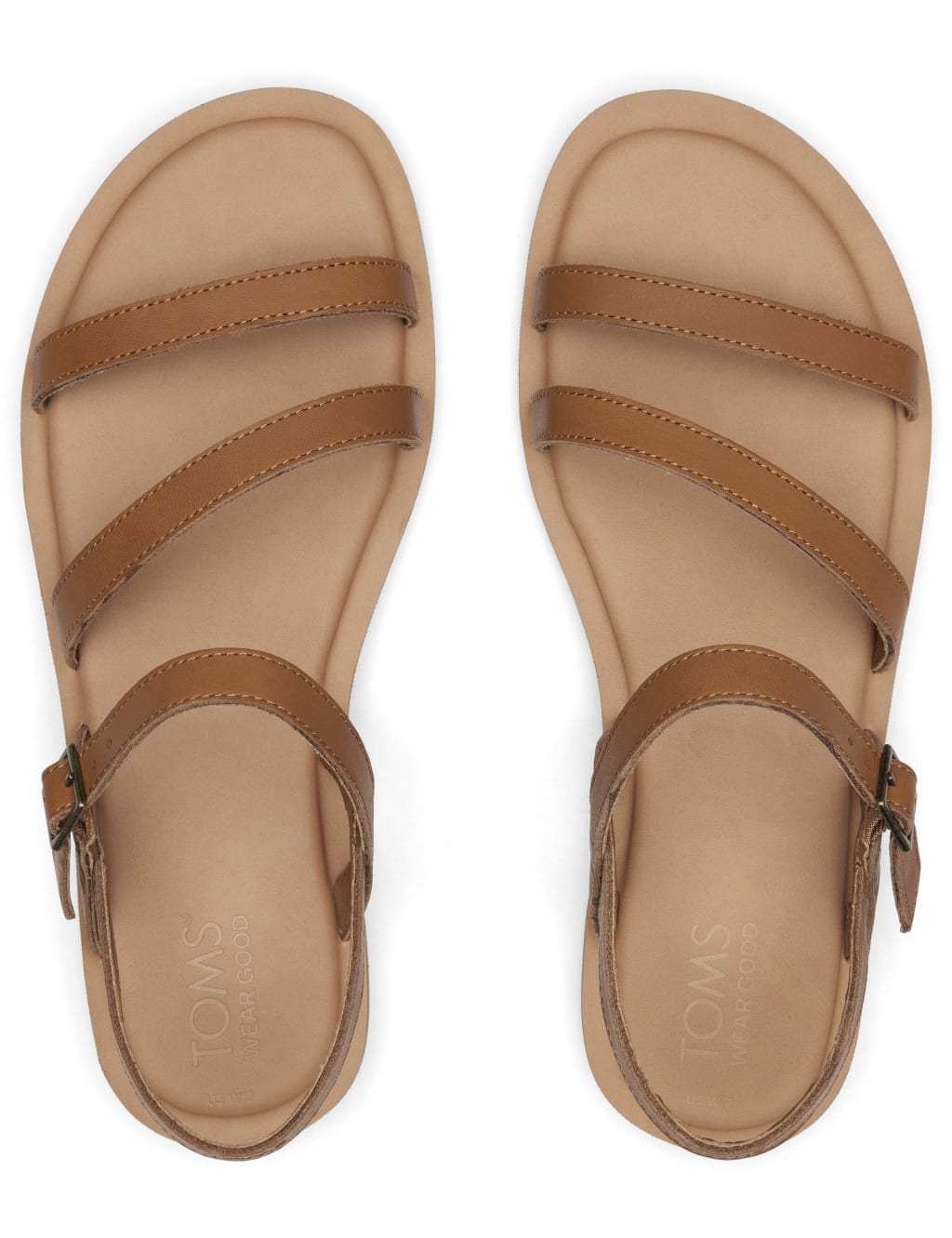 Leather Strappy Flat Sandals 8 of 16