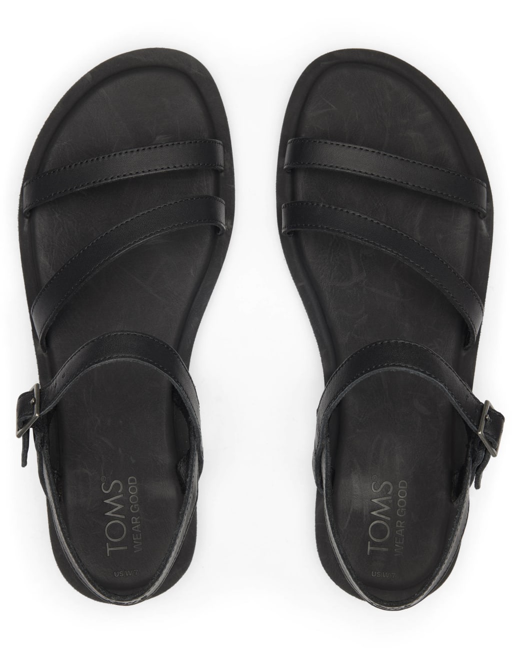 Leather black toms new arrivals