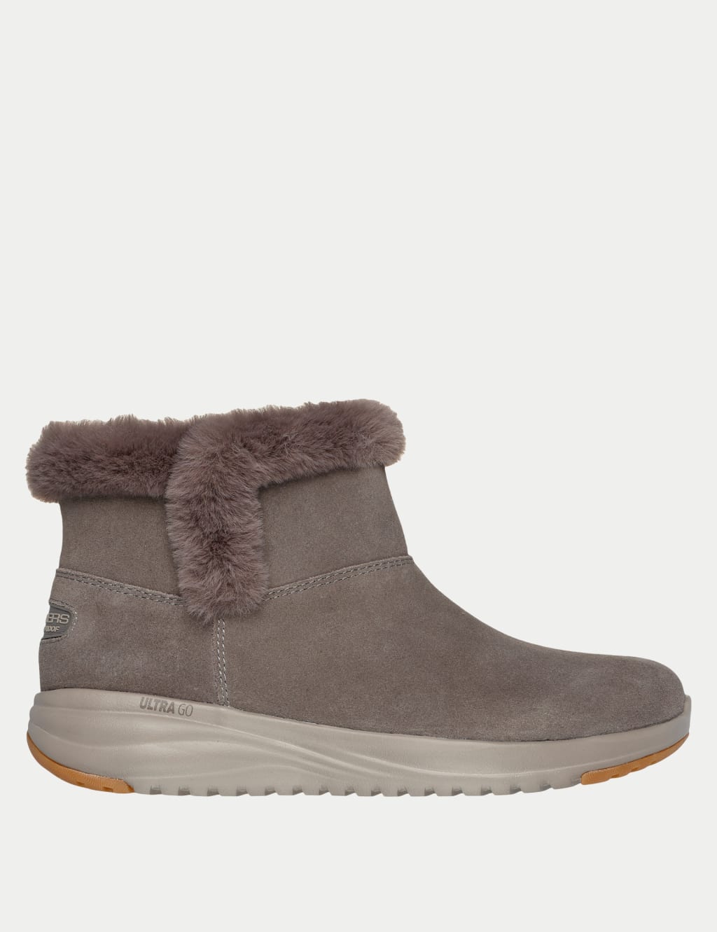 On The Go Stellar Faux Fur Trim Ankle Boots