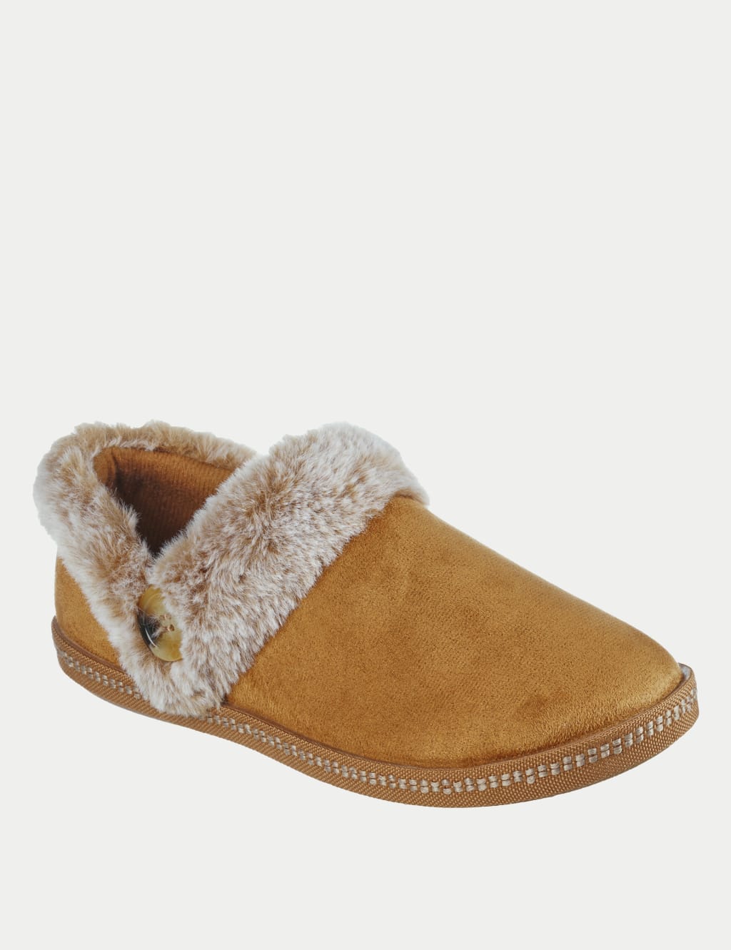 Cosy Campfire Fresh Wide Fit Toast Slippers Skechers M S