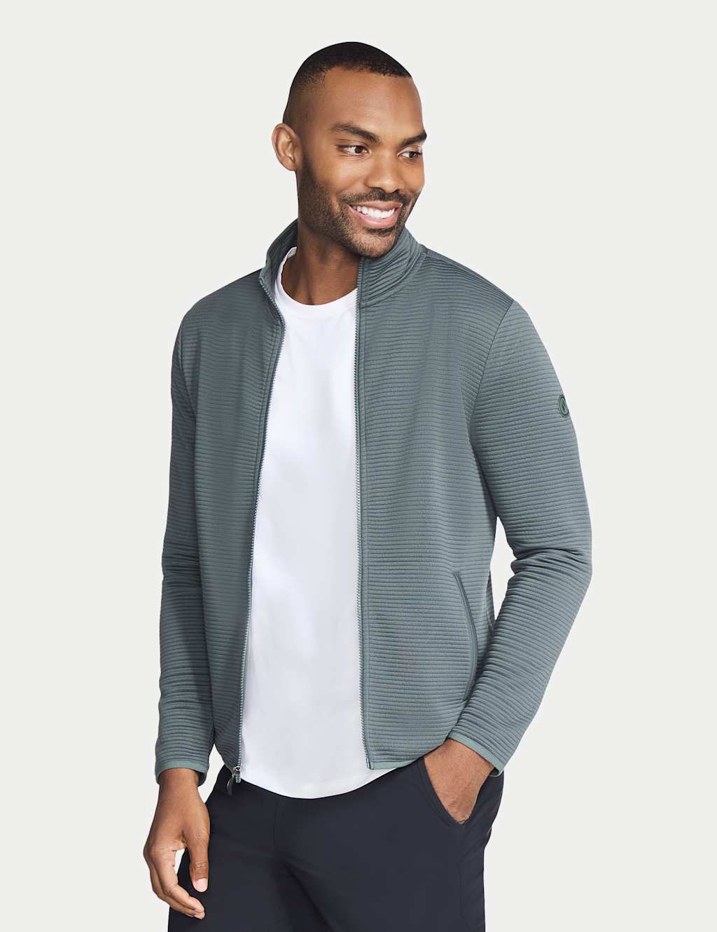 The Hoodless Hoodie Ottoman Zip Up Jacket 2 of 4