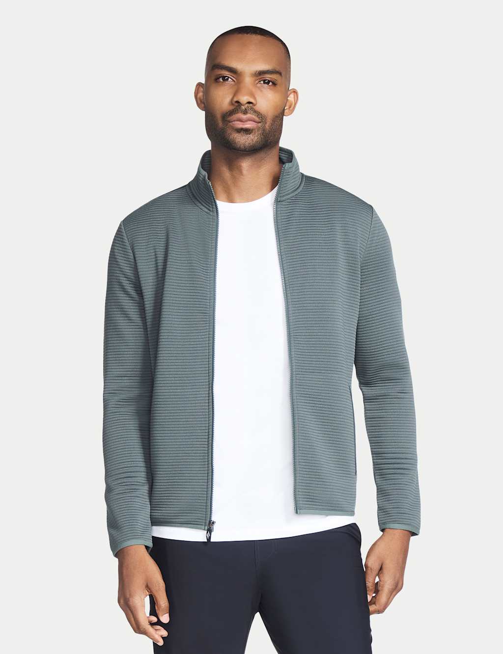 The Hoodless Hoodie Ottoman Zip Up Jacket 3 of 4
