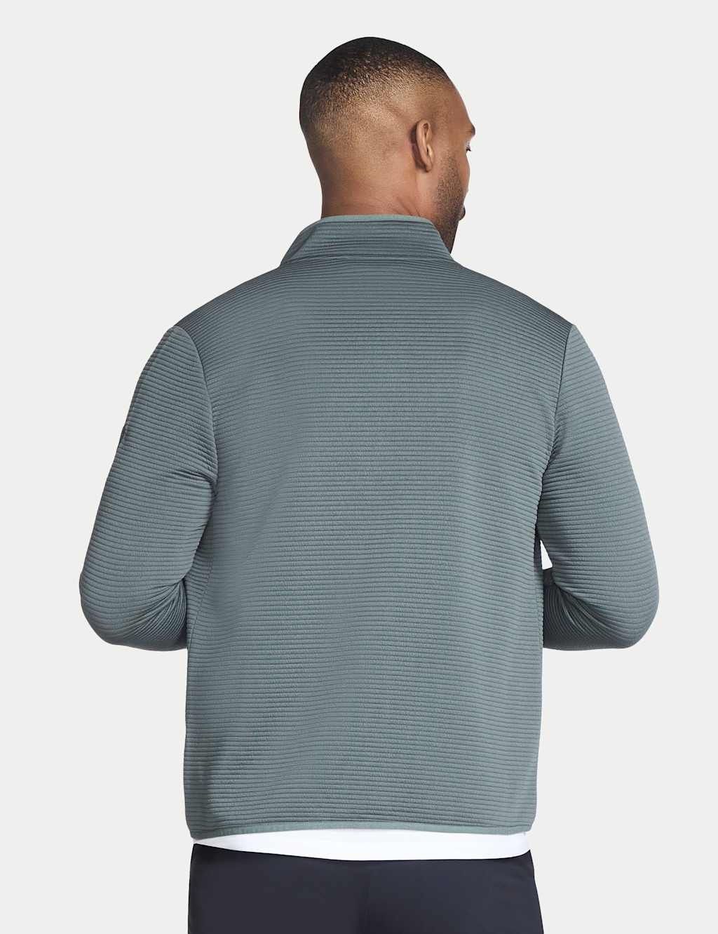The Hoodless Hoodie Ottoman Zip Up Jacket 4 of 4