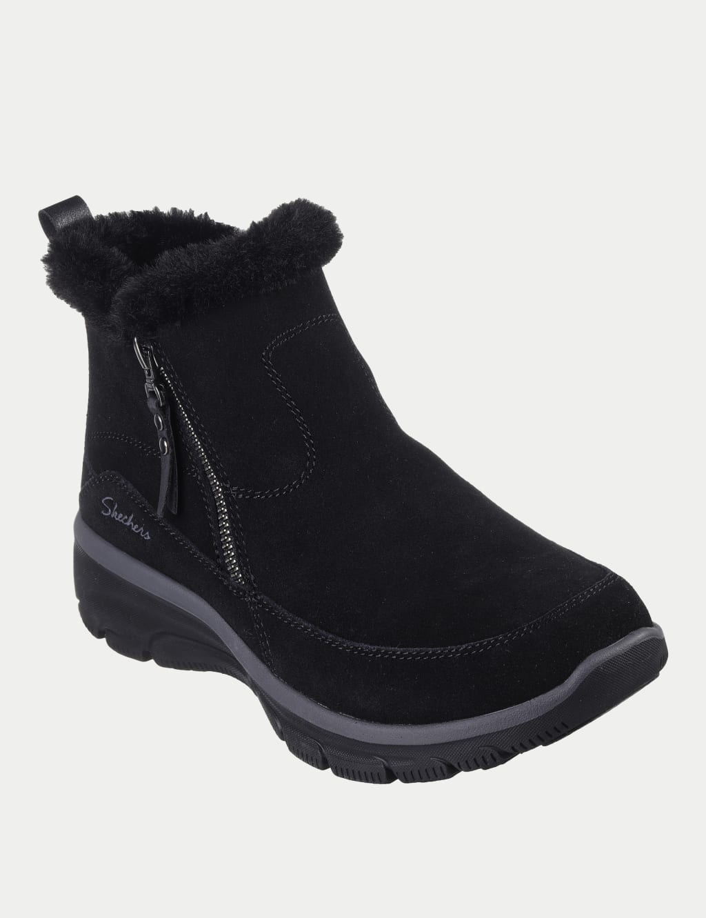 Skechers boots beige hot sale