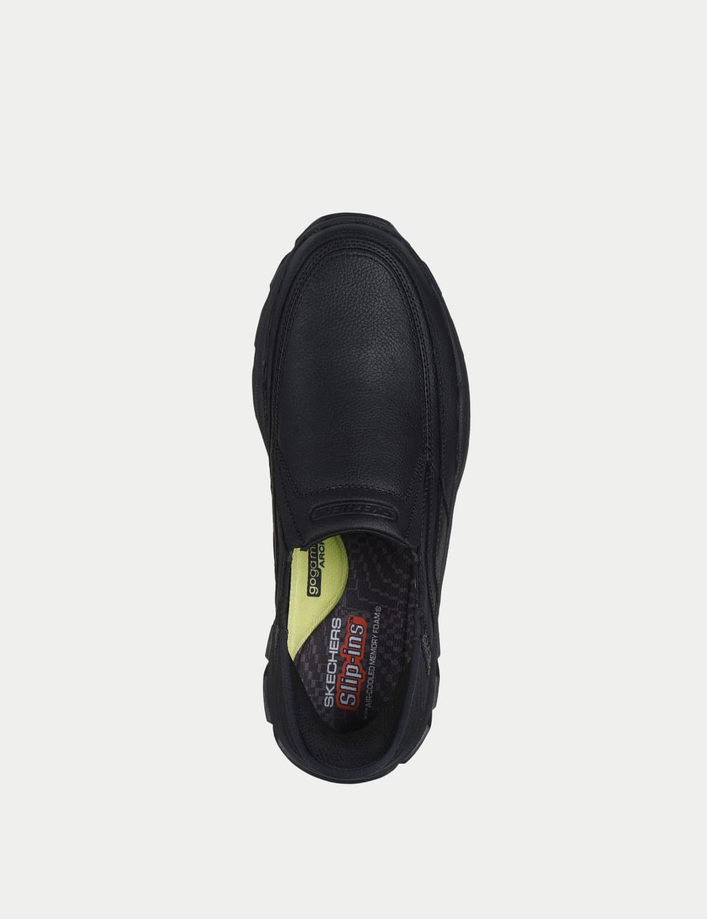 Respected Elgin Leather Slip On Shoes Skechers M S