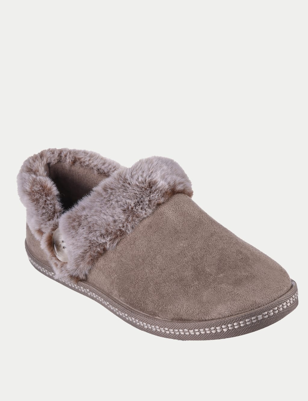 Cozy Campfire Fresh Toast Moccasin Slippers Skechers M S