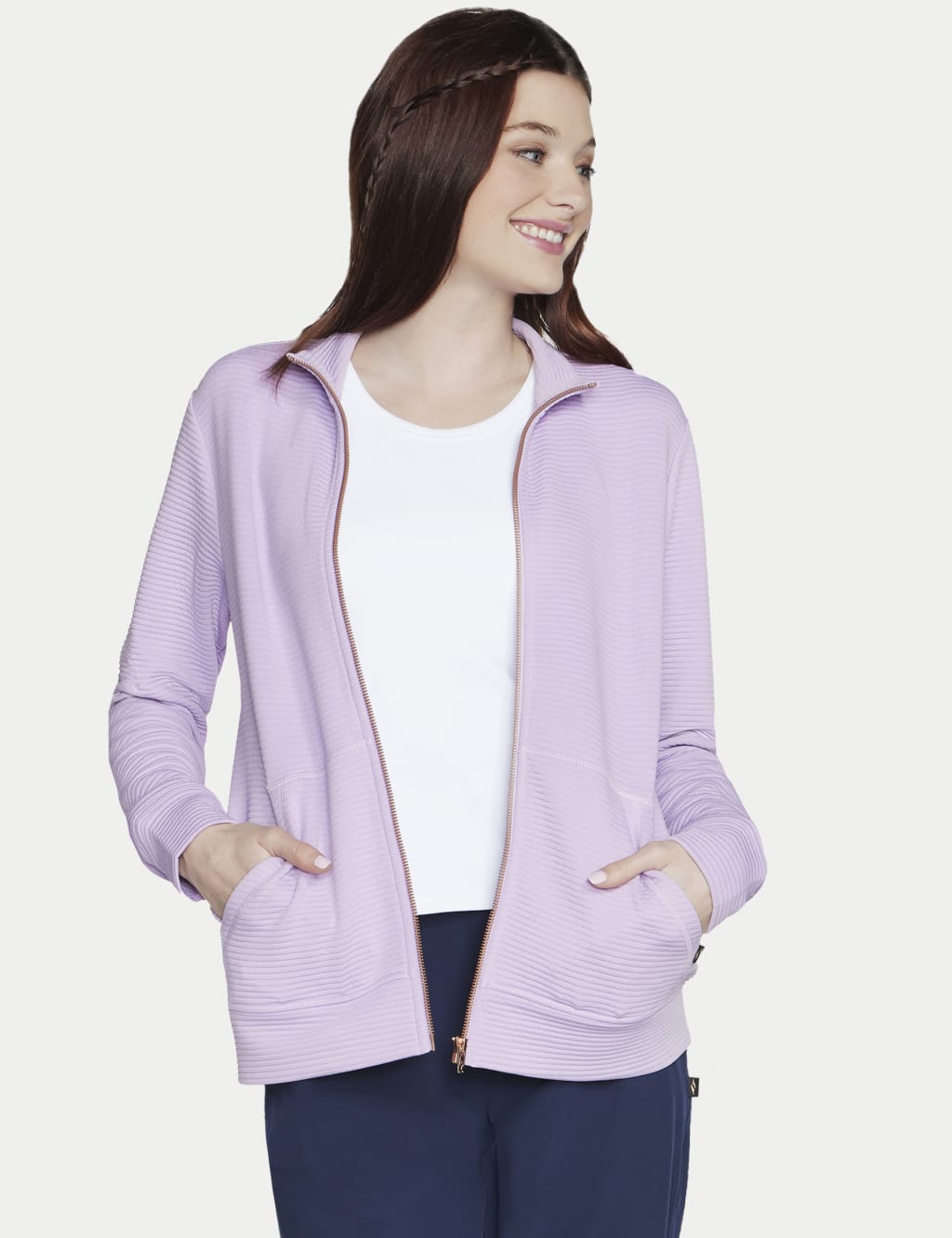 The GO WALK Everywhere Zip Up Jacket 4 of 4