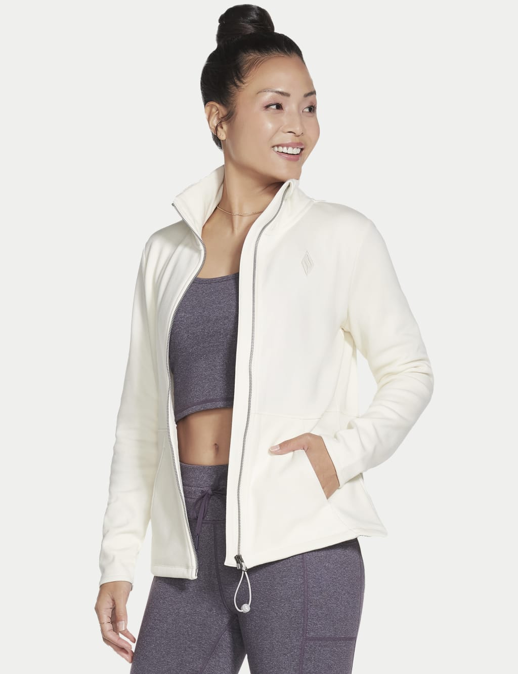 Womens zip up fleece outlet