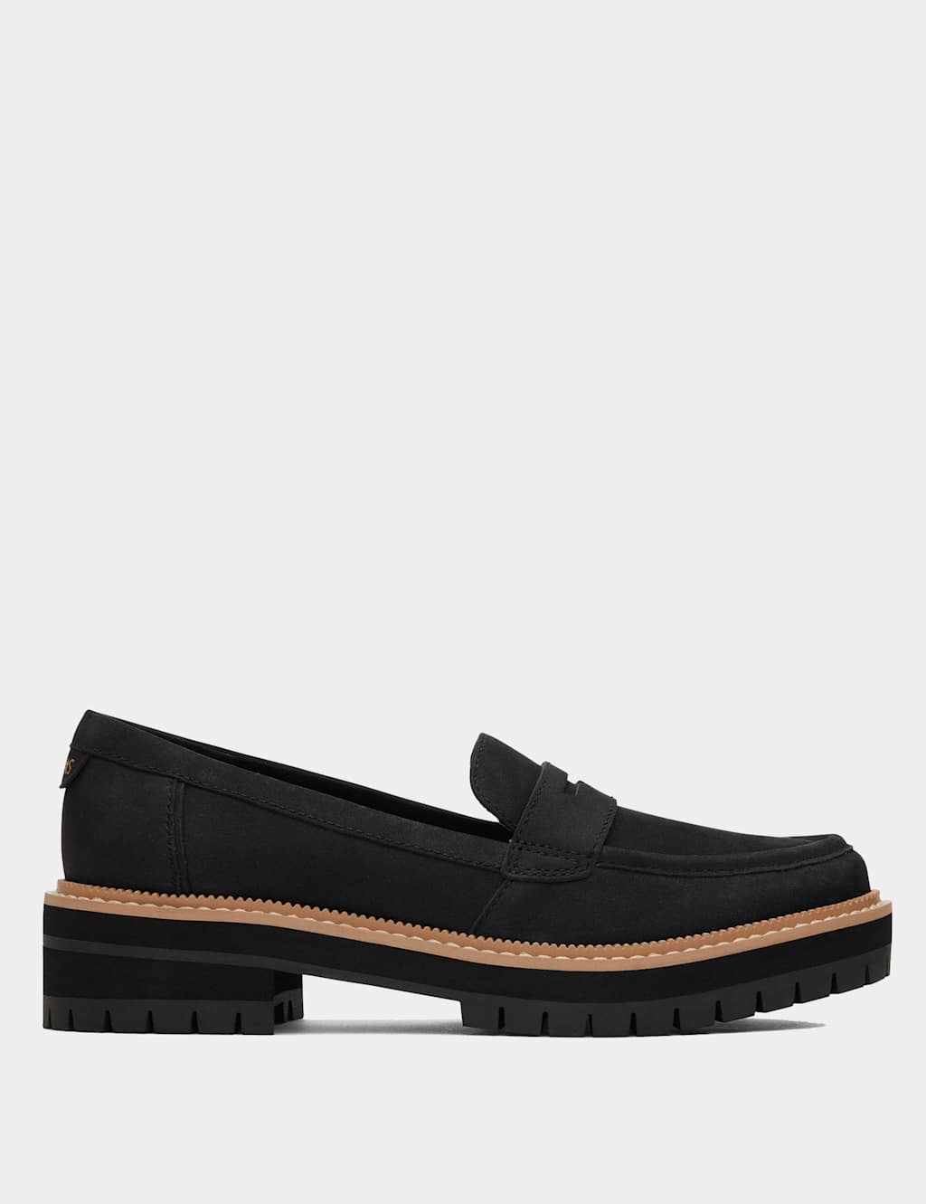 Suede Slip On Chunky Loafers 1 of 5