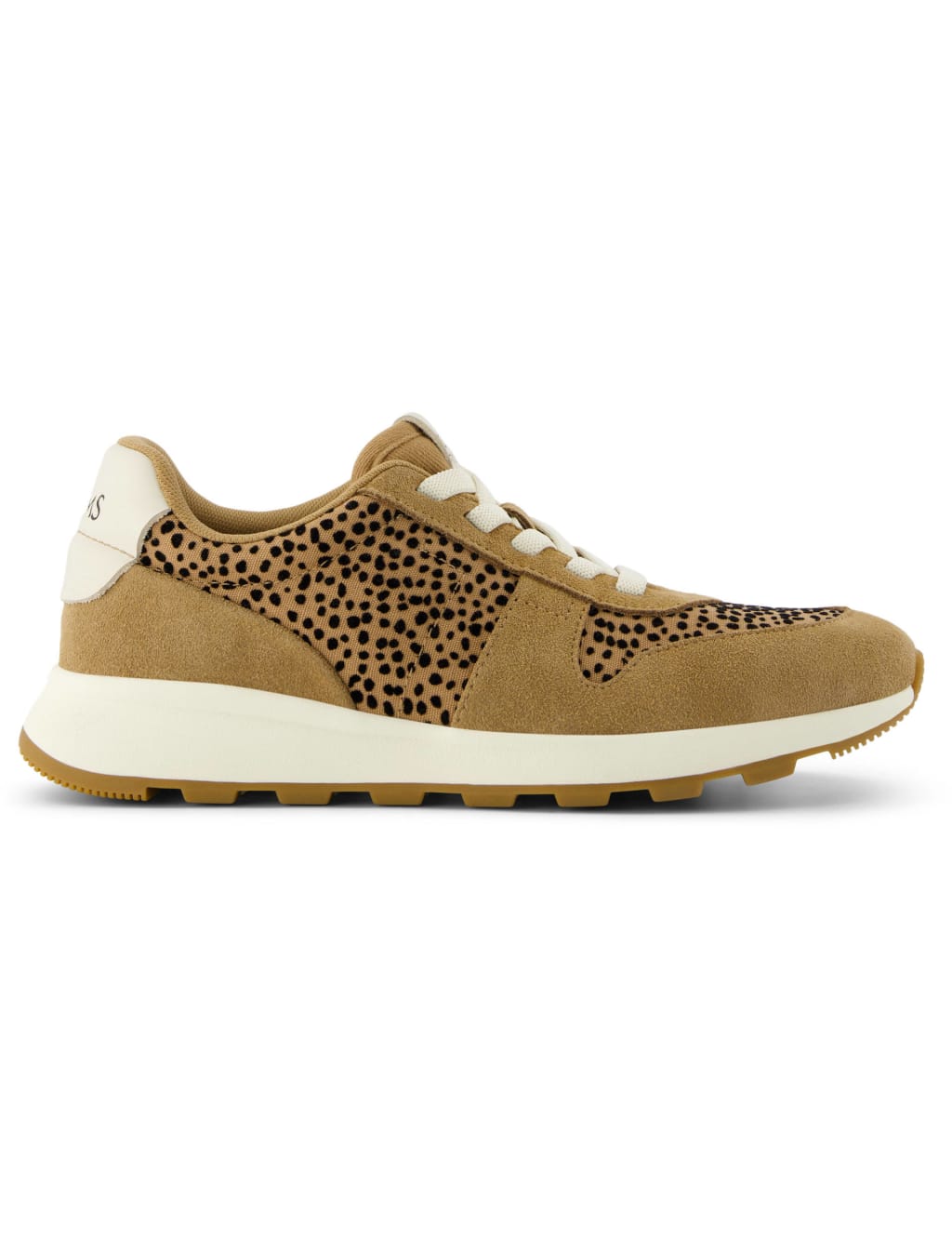 Suede Lace Up Animal Print Trainers TOMS M S