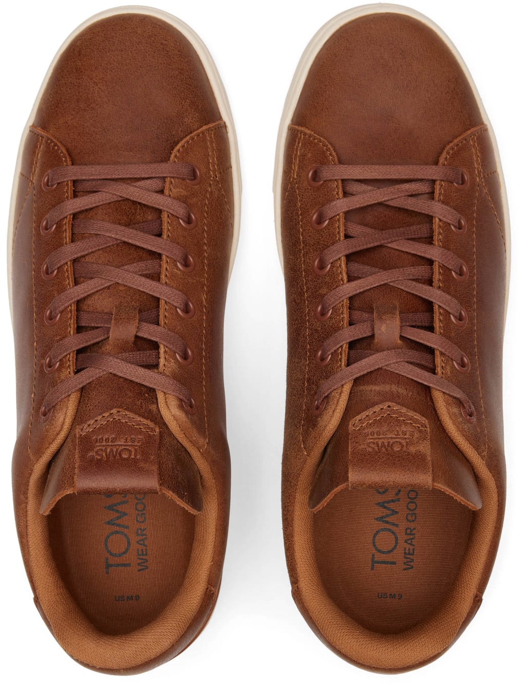 Leather Lace Up Trainers 4 of 5