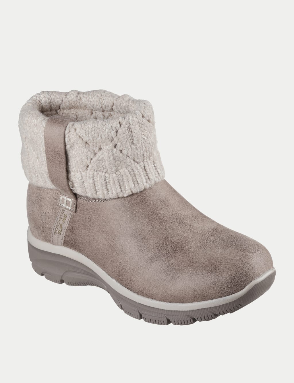 Easy Going Cozy Weather Faux Leather Ankle Boots 3 of 5