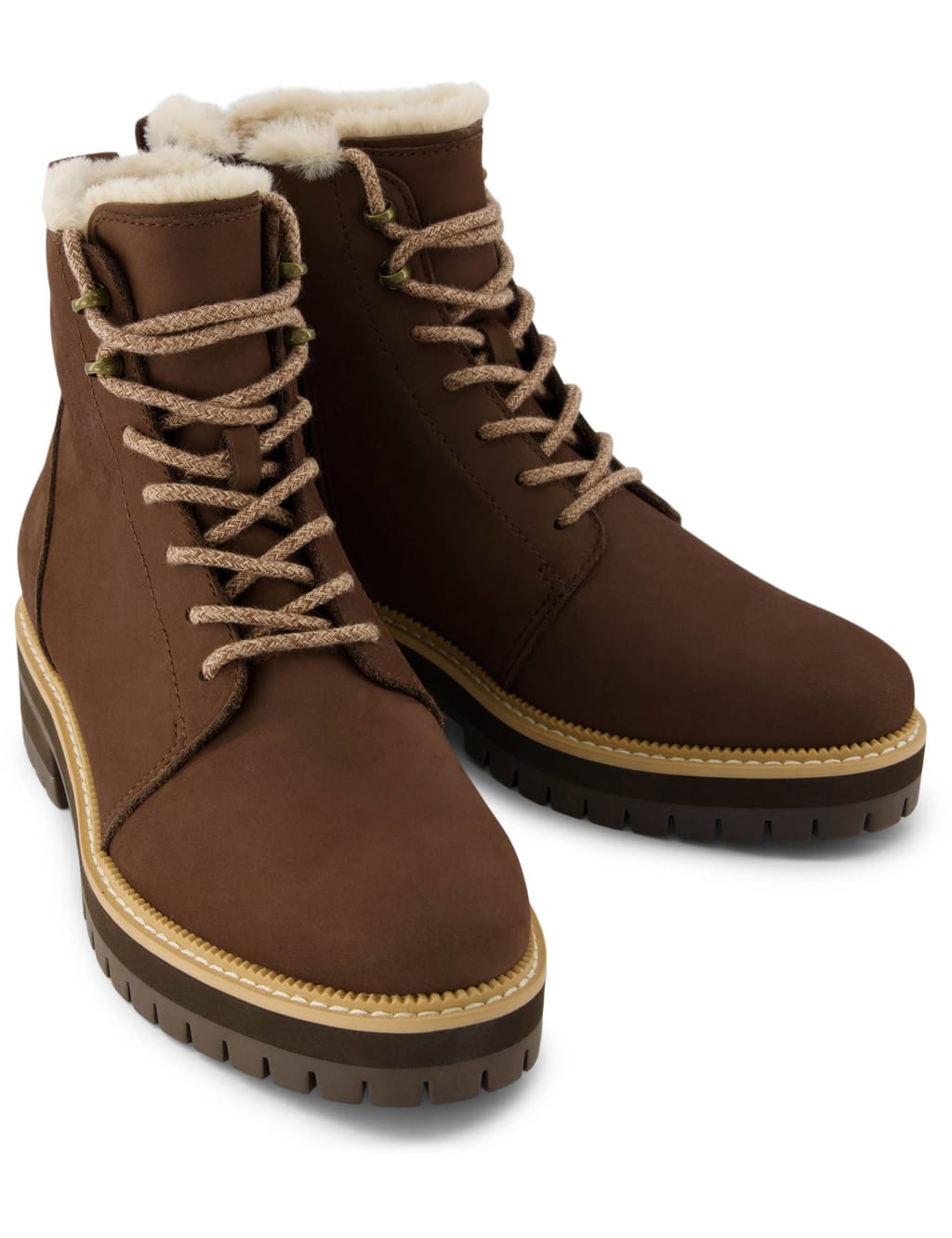 Leather Flat Ankle Boots 2 of 5