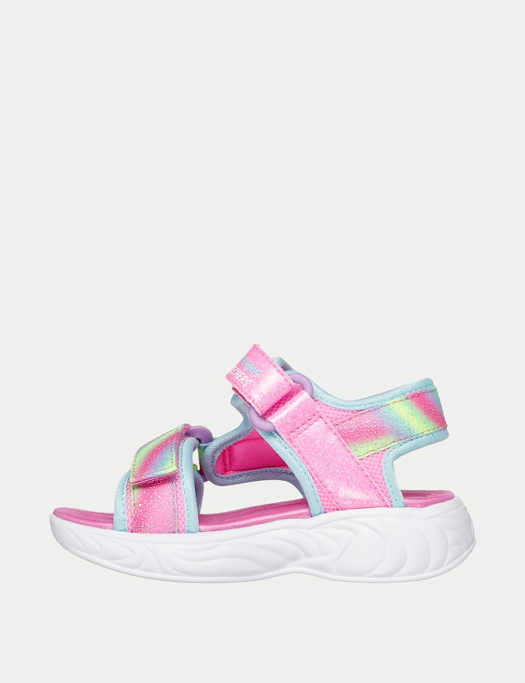 Kids' Light-up Unicorn Riptape Sandals (4 Small - 4 Large) 4 of 5