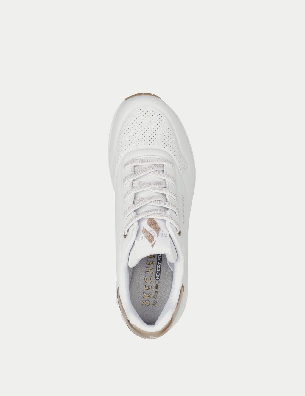 Shimmer Away Wide Fit Chunky Plaform Trainers 2 of 5
