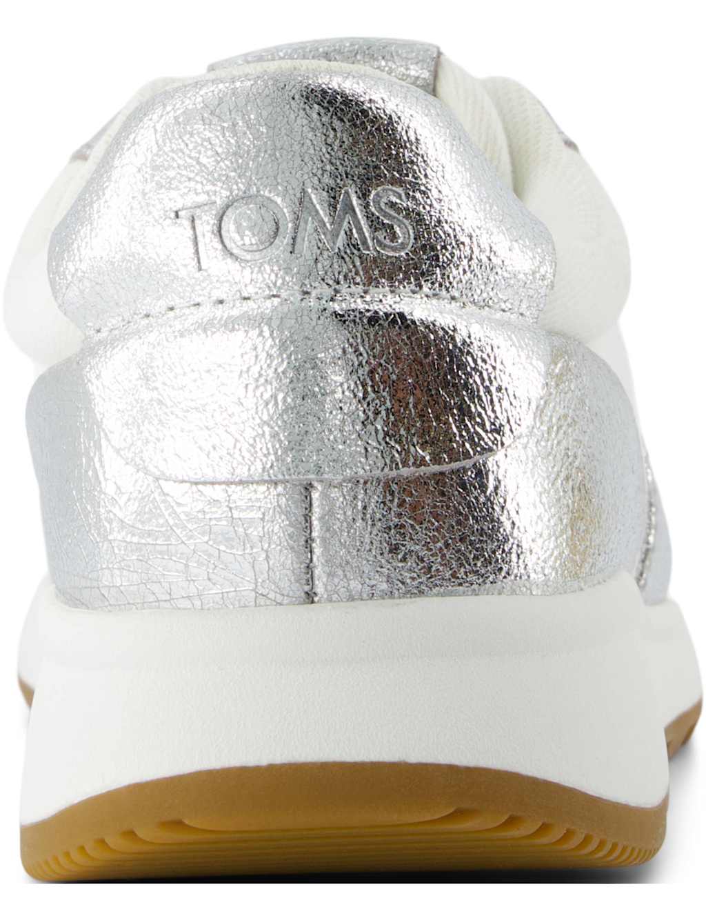 Leather Metallic Trainers 4 of 17