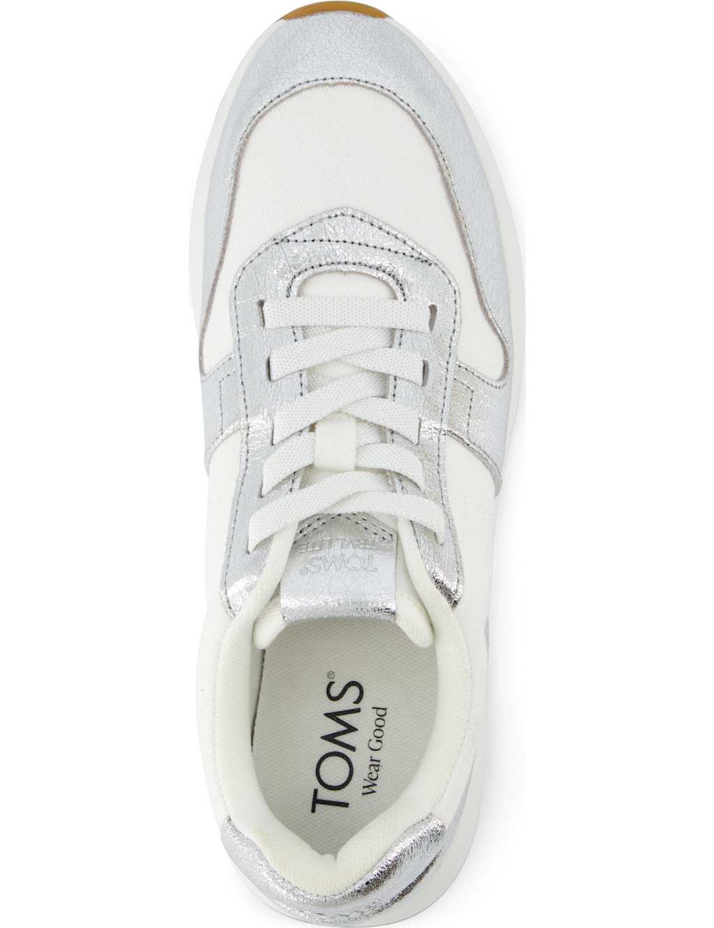 Leather Metallic Trainers 8 of 17