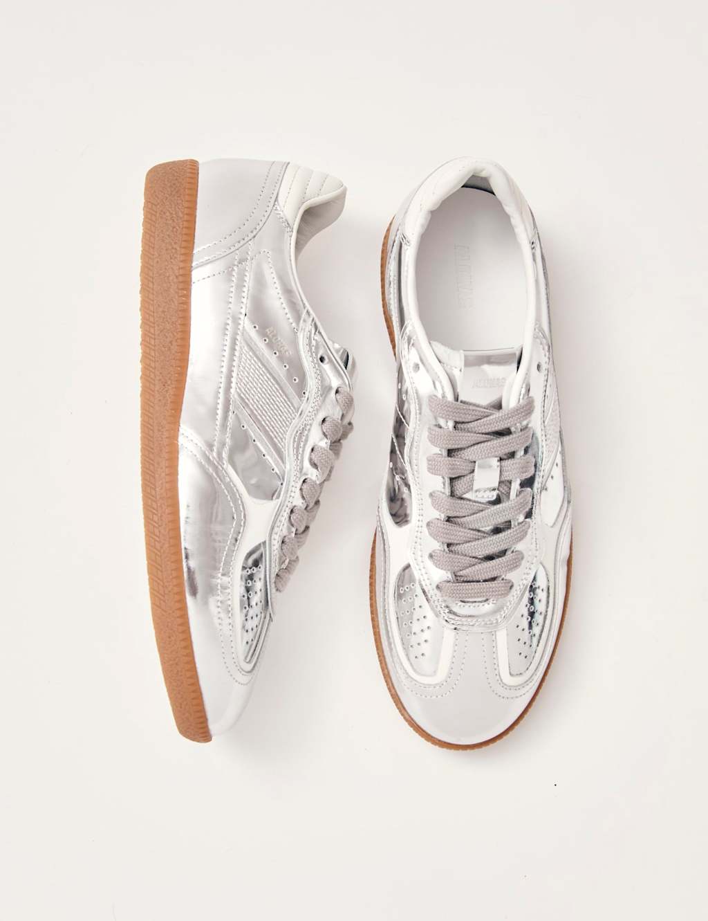 Tb.490 Leather Metallic Trainers 2 of 6