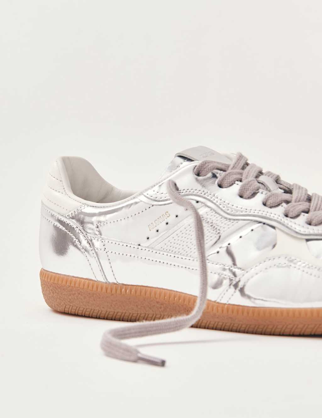 Tb.490 Leather Metallic Trainers 3 of 6