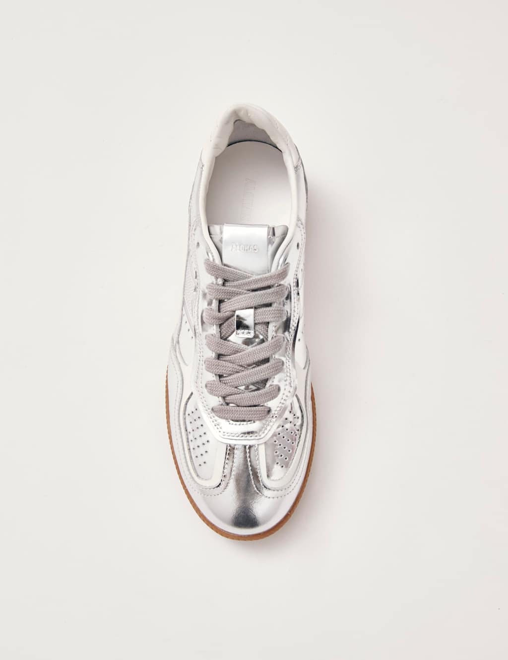 Tb.490 Leather Metallic Trainers 6 of 6