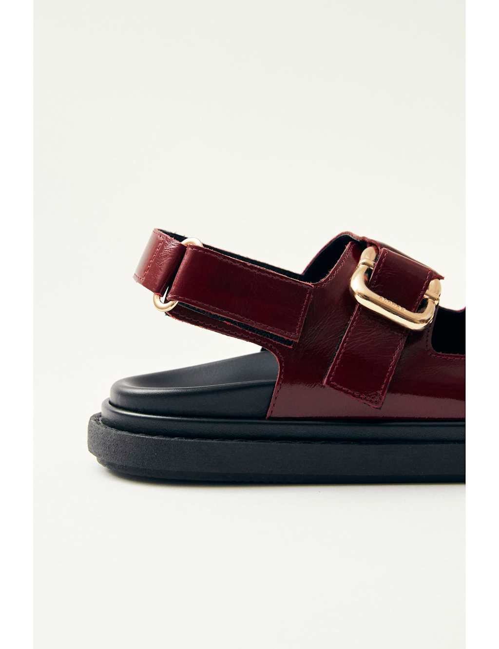 Harper Onix Leather Buckle Footbed Sandals 5 of 5