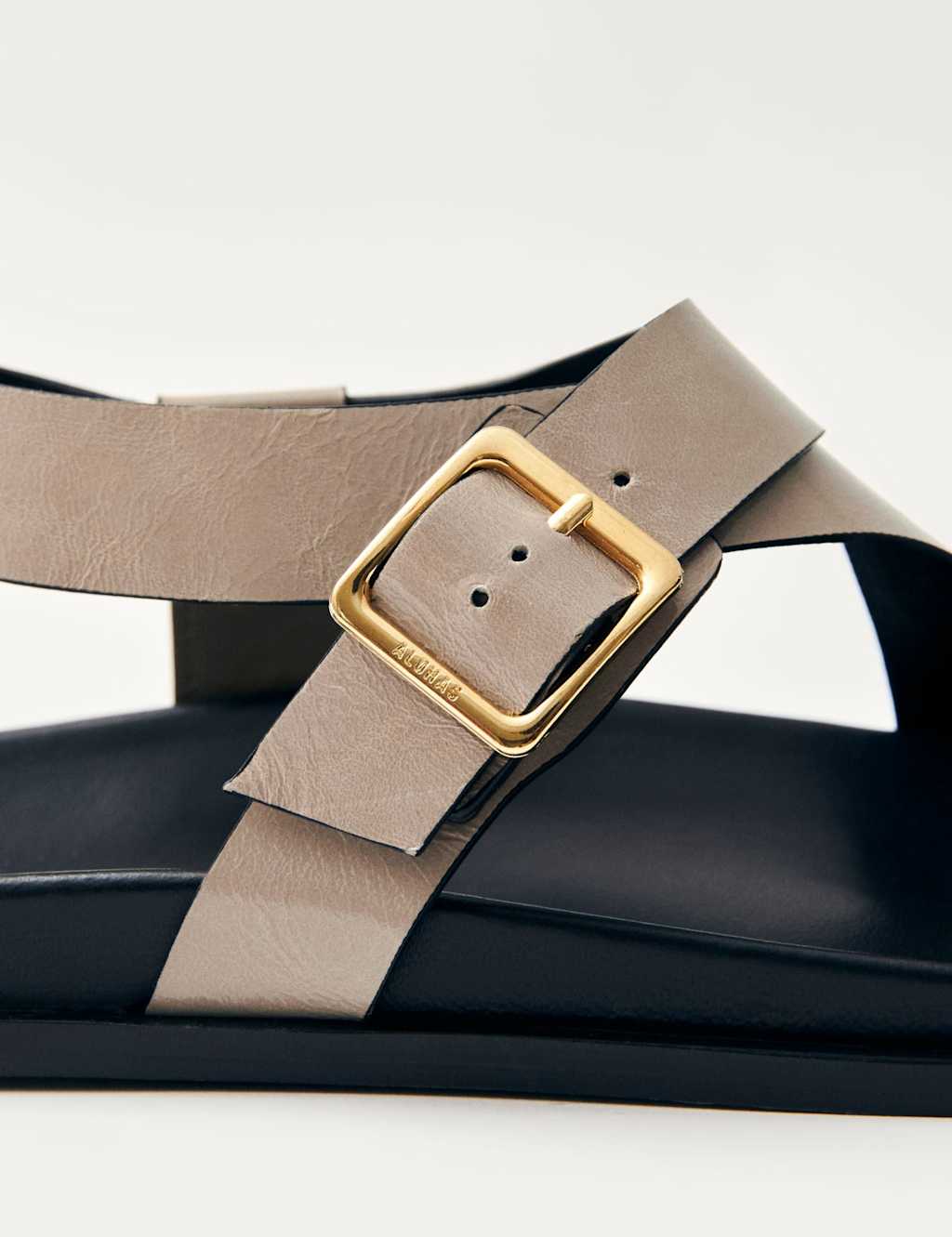 Siren Leather Flat Toe Loop Sandals 2 of 5