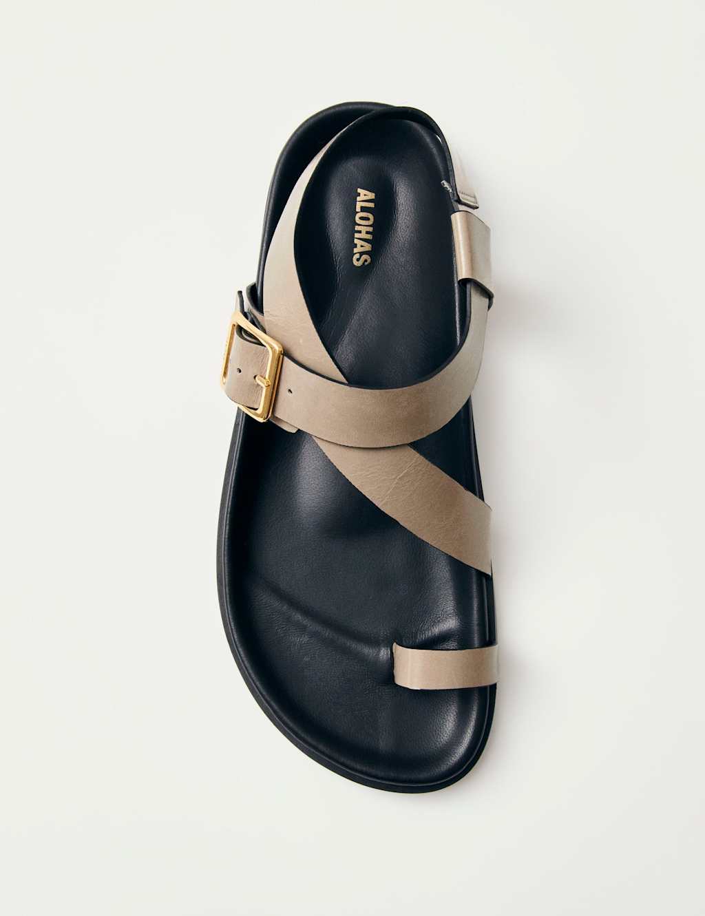 Siren Leather Flat Toe Loop Sandals 4 of 5