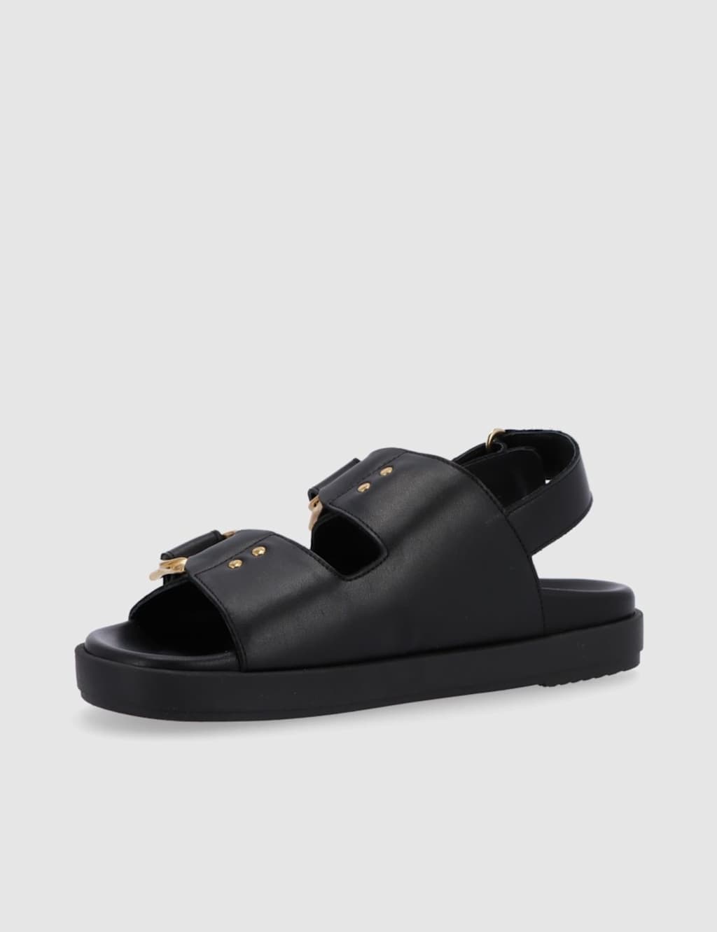 Maui Leather Buckle Footbed Sandals 2 of 5