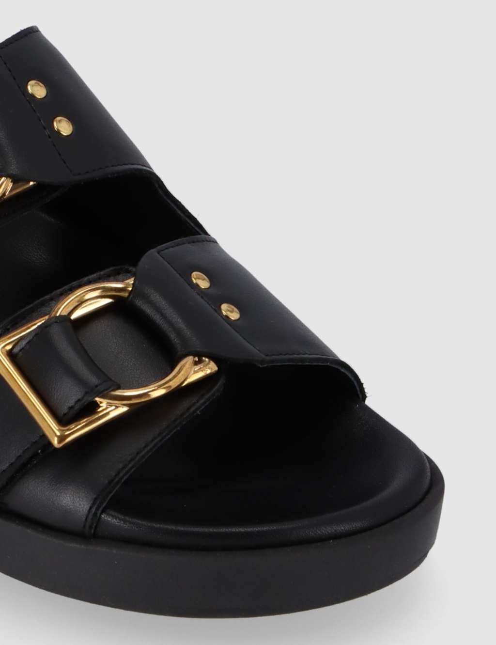 Maui Leather Buckle Footbed Sandals 4 of 5