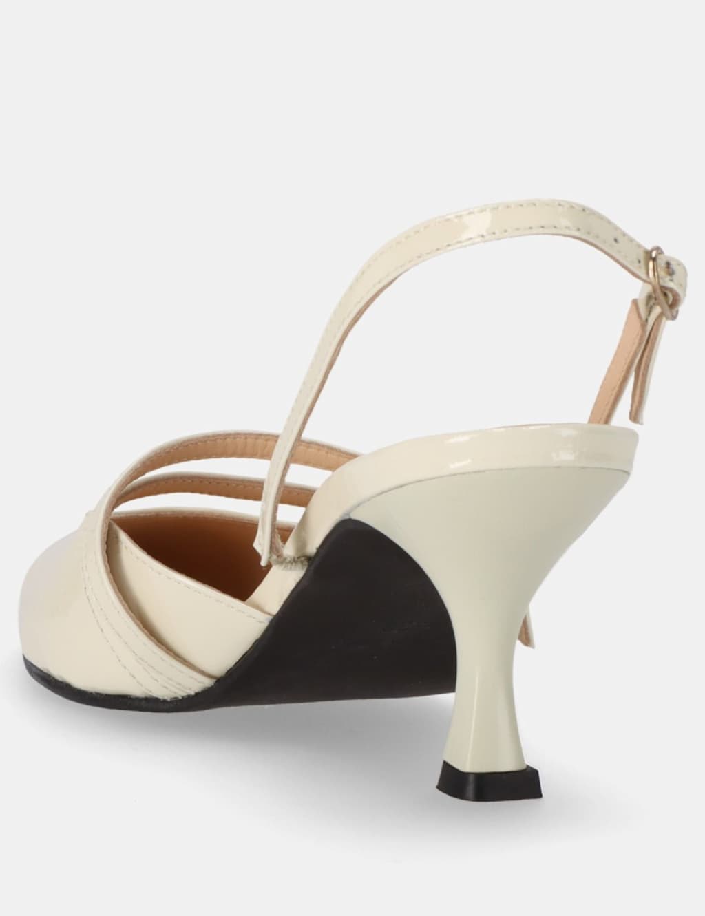 Joelle Onix Leather Patent Slingback Shoes 4 of 5