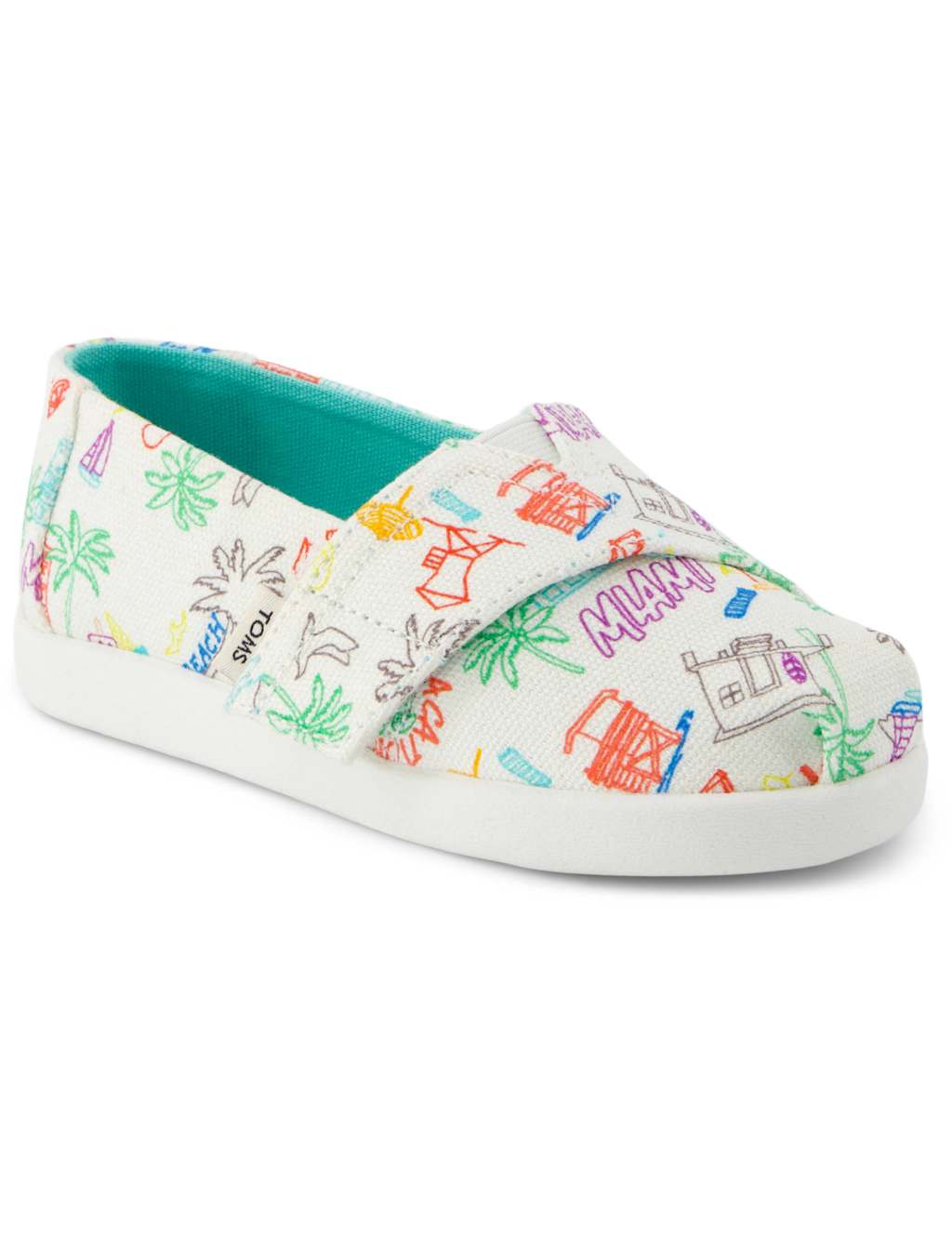 Kids' Doodle Print Riptape Espadrilles (4 Small - 2 Large) 2 of 15